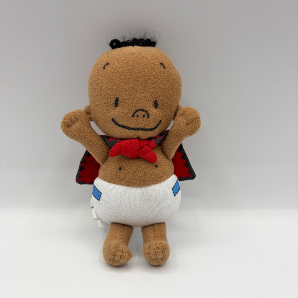 MerryMakers Super Diaper Baby Plush Dav Pilkey Captain Underpants 6 in Toy 2003